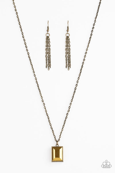 Pro Edge - Brass Necklace - Paparazzi