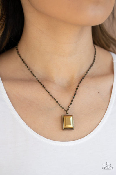 Pro Edge - Brass Necklace - Paparazzi