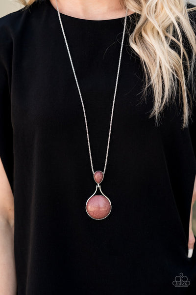 Desert Pools - Brown Necklace - Paparazzi