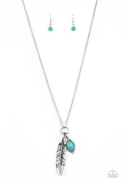 Sahara Quest - Blue Necklace - Paparazzi