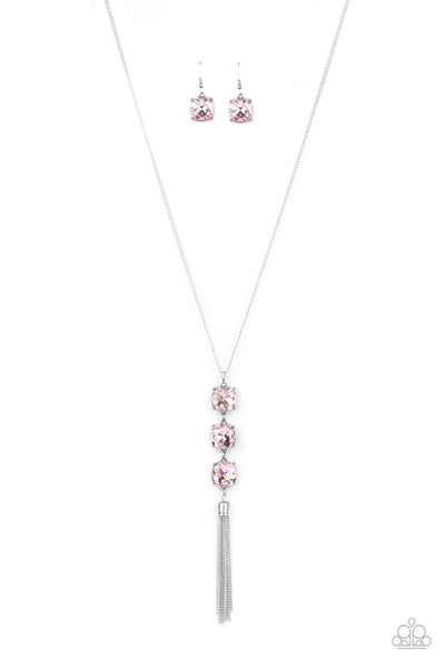 GLOW Me The Money! - Pink Necklace - Paparazzi