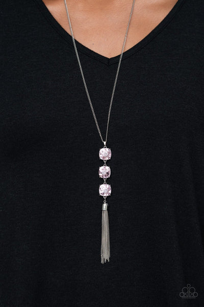 GLOW Me The Money! - Pink Necklace - Paparazzi