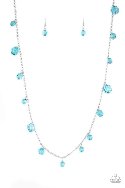 GLOW-Rider - Blue Necklace - Paparazzi