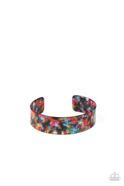Glaze Daze - Multi Cuff Bracelet - Acrylic - Paparazzi