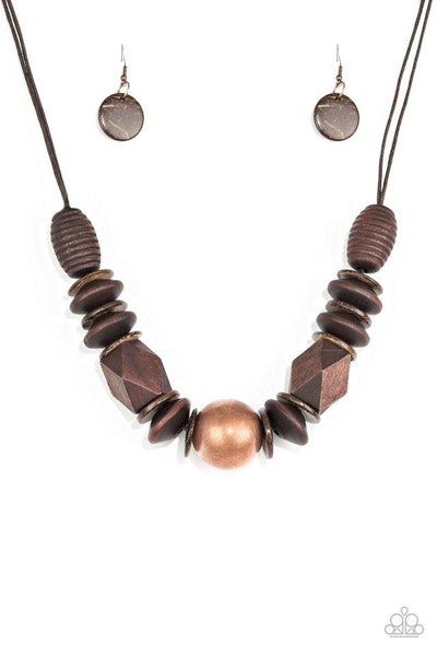 Grand Turks Getaway - Copper Necklace - Paparazzi