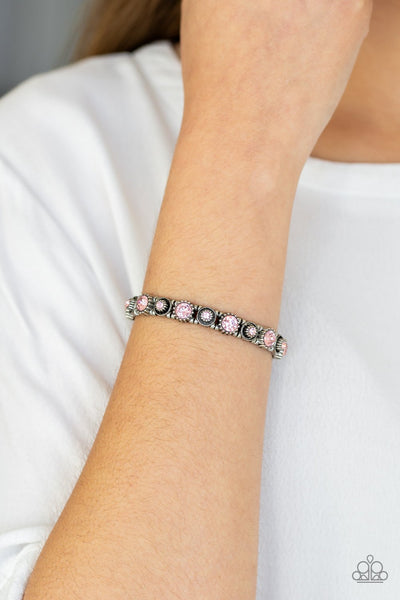 Heavy On The Sparkle - Pink Bracelet - Paparazzi