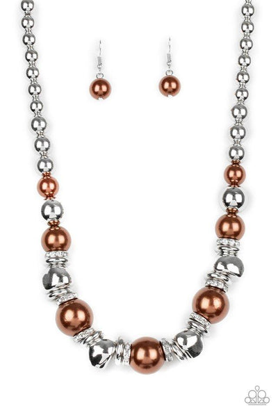Hollywood HAUTE Spot - Brown Necklace - Paparazzi