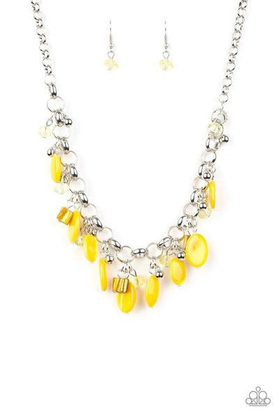 I Want To SEA The World - Yellow Necklace - Paparazzi