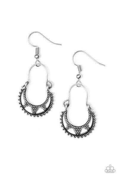 Industrially Indigenous - Silver Earring - Paparazzi