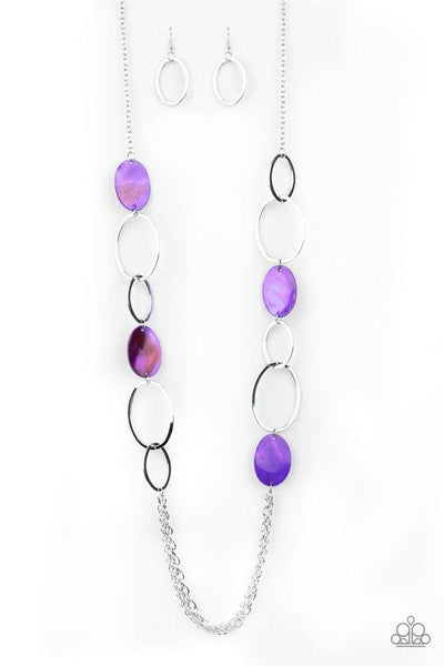 Kaleidoscope Coasts - Purple Necklace - Paparazzi