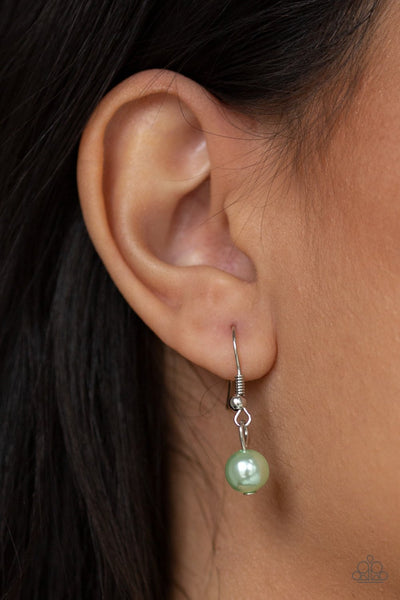 Kindhearted Heart - Green Necklace - Paparazzi