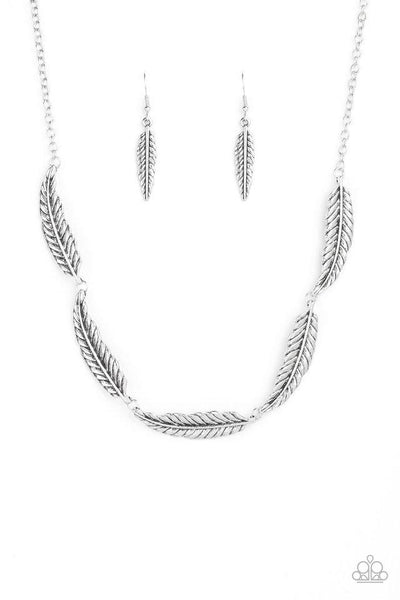 Light Flight - Silver Necklace - Paparazzi