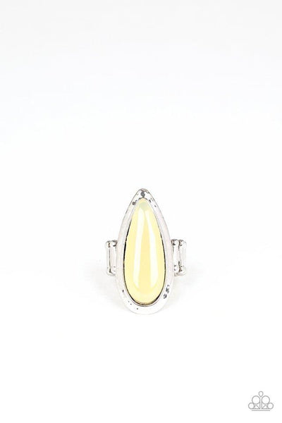 Opal Oasis - Yellow Ring - Paparazzi