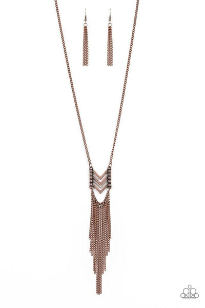 Point Taken - Copper Necklace - Paparazzi