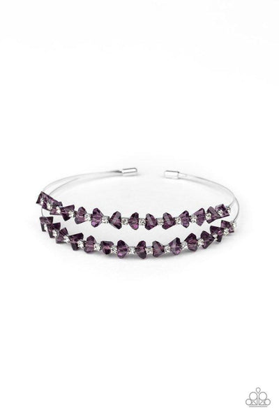 Prismatic Posh - Purple Bracelet - Paparazzi