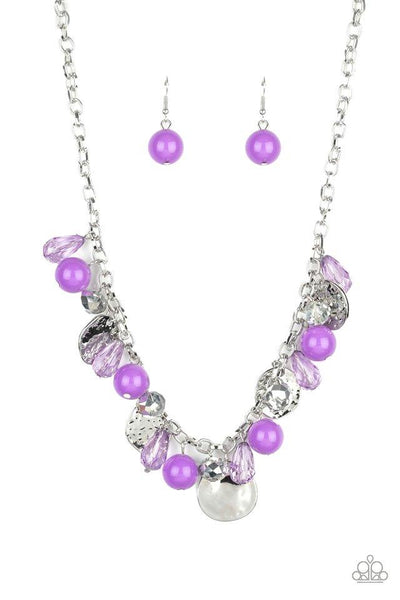 Prismatic Sheen - Purple Necklace - Paparazzi