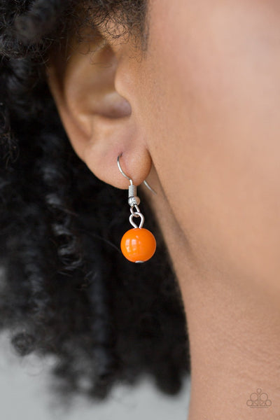 Soar With The Eagles - Orange Necklace - Paparazzi