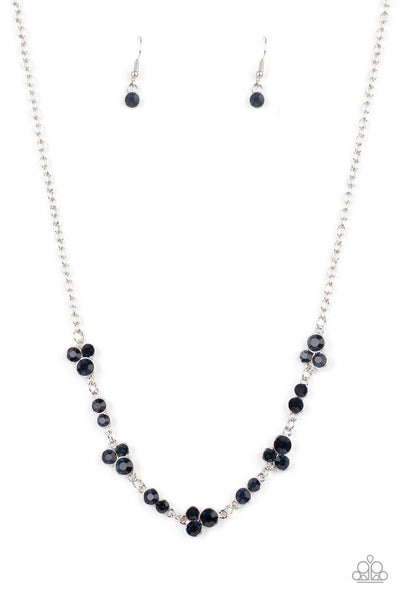Gorgeously Glistening - Blue Necklace - Paparazzi