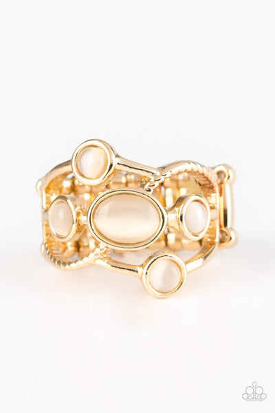 Moon Mood - Gold Ring - Paparazzi