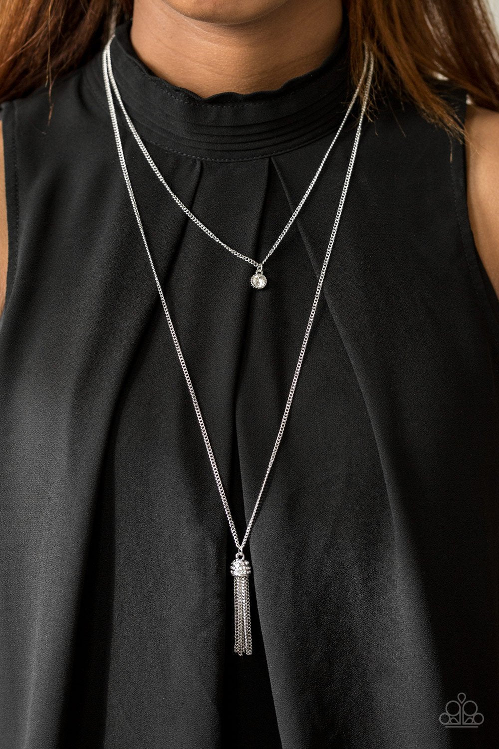 Minimal Millennial - White Necklace - Paparazzi