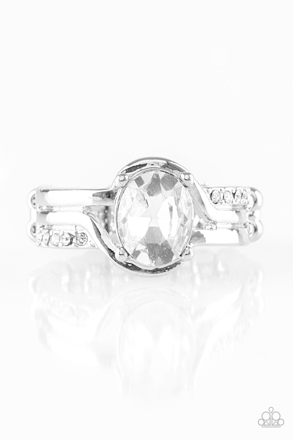 Home Is Where The CASTLE Is - White Ring - Paparazzi