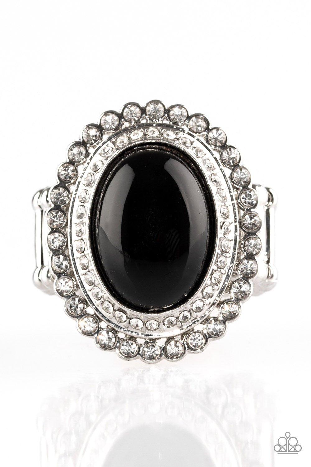 Opulently Olympian - Black Ring - Paparazzi