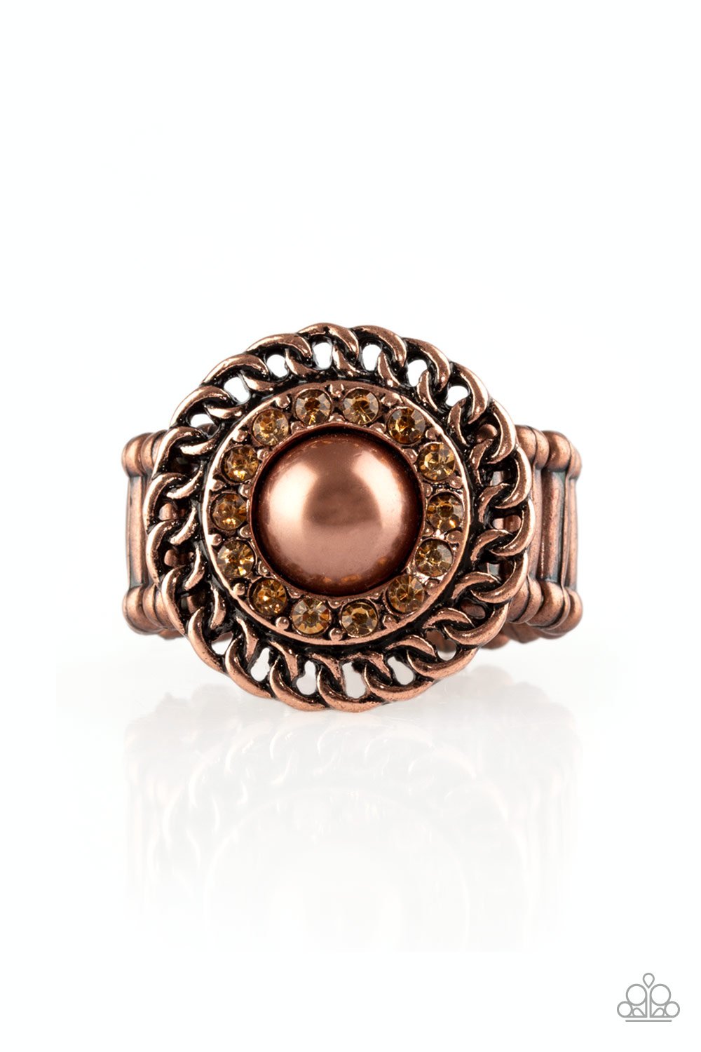 Big City Attitude - Copper Ring - Paparazzi