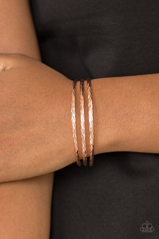 Eastern Empire - Copper Bracelet - Cuff - Paparazzi