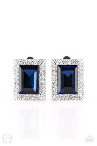 Crowned Couture - Blue Clip-On