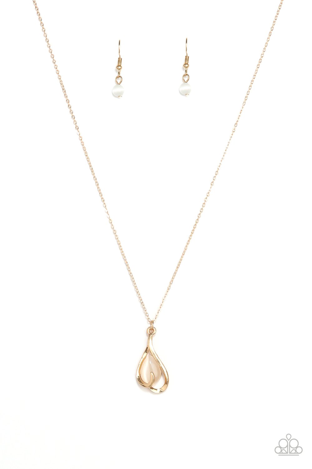 Tell Me A Love Story - Gold-necklace-paparazzi