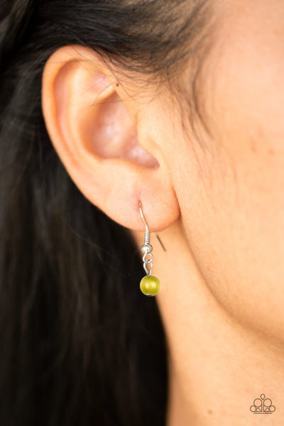 Just Drop It! - Green Necklace - Paparazzi