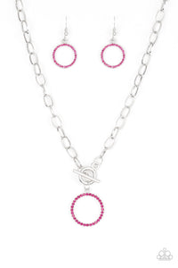 All In Favor - Pink Necklace - Paparazzi