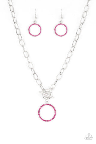 All In Favor - Pink Necklace - Paparazzi