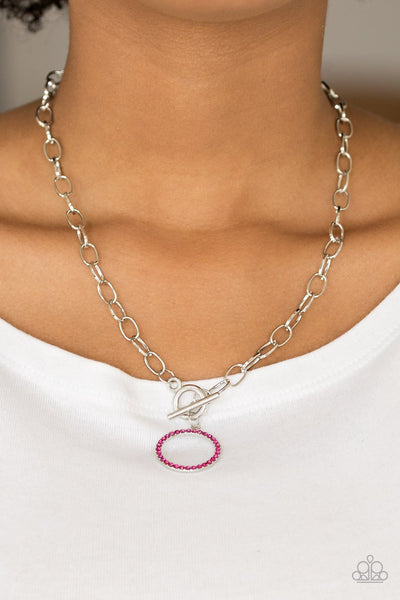 All In Favor - Pink Necklace - Paparazzi