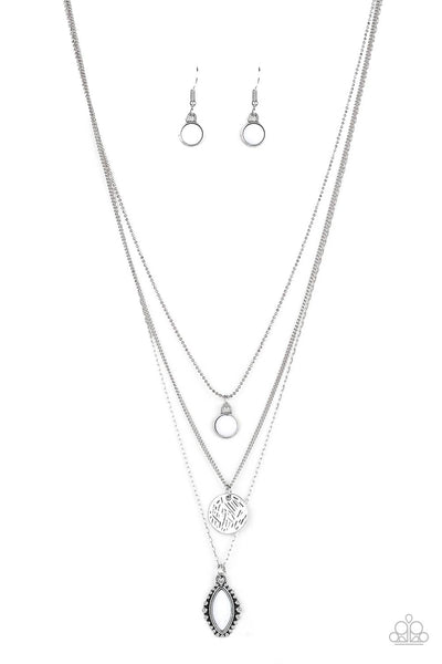 Tide Drifter - White Necklace - Paparazzi