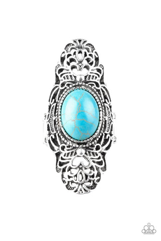 Ego Trippin - Blue Ring - Paparazzi