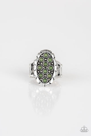 Cactus Garden - Green Ring - Paparazzi