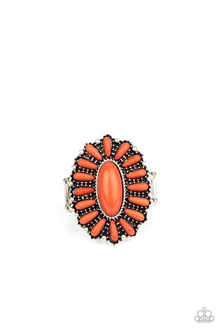 Cactus Cabana - Orange Ring - Paparazzi