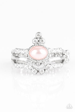 Timeless Tiaras - Pink Ring - Paparazzi