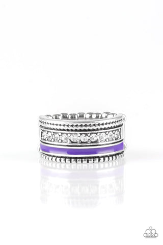 Rich Rogue - Purple Ring - Paparazzi