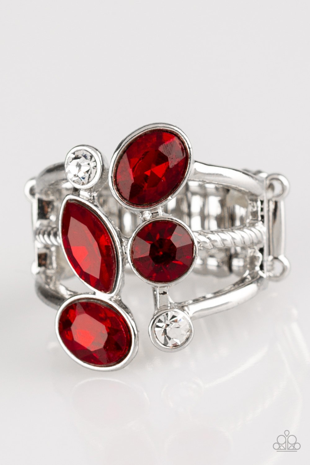 Metro Mingle - Red Ring - Paparazzi