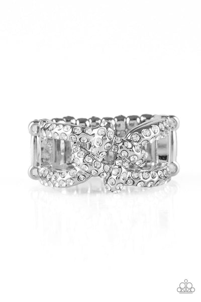 Can Only Go UPSCALE From Here - White Ring - Paparazzi