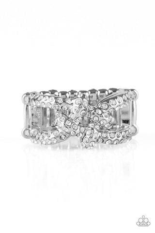 Can Only Go UPSCALE From Here - White Ring - Paparazzi