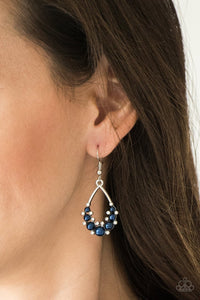 Fancy First - Blue Earring - Paparazzi