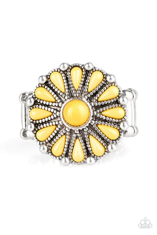 Poppy Pop-tastic - Yellow Ring - Paparazzi