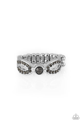 Extra Side Of Elegance - Silver Ring - Paparazzi