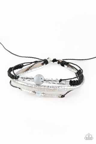 Take A SPACEWALK - Urban Black Bracelet - Paparazzi
