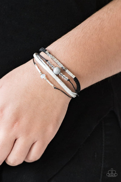 Take A SPACEWALK - Urban Black Bracelet - Paparazzi