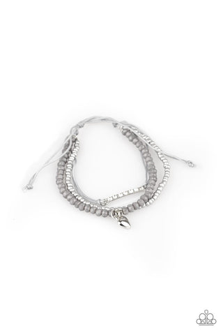 Reckless Romance - Silver-bracelet-paparazzi