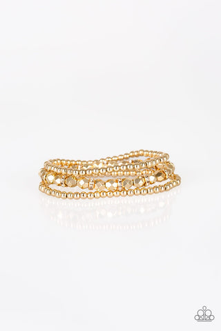 Let There BEAM Light - Gold bracelet-paparazzi